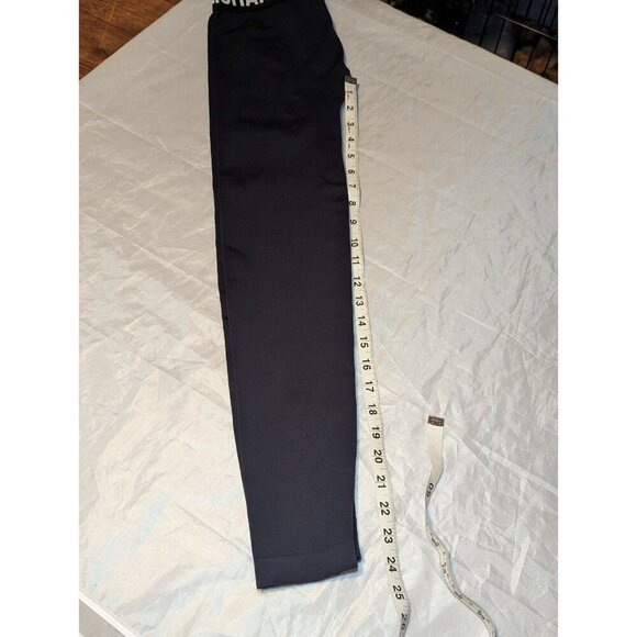 Gymshark Fit Seamless Cropped Leggings Women's Size Small Black - Picture 12 of 13
